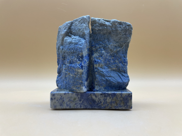 Preview: Goldmarmor-Engel III mit Lapislazuli